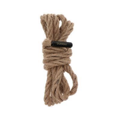 Мотузка для зв'язування конопляна Taboom Hemp Rope, 1.5 метра, 7 мм TB17249 фото