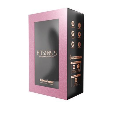 Дилдо з присоскою Adrien Lastic Hitsens 5 Black, відмінно для страпона, діаметр 2,4 см, довжина 13см AD24059 фото