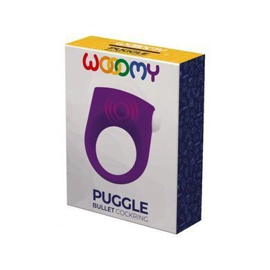 Ерекційне віброкільце Wooomy Puggle, 1 віброрежим, діаметр 3&ndash;4,4 см SO7437 фото
