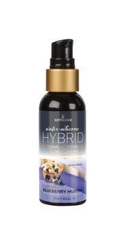 Змазка водно-силіконова Sensuva Hybrid Blueberry Muffin 57 мл без цукру, можна для оральних пестощів SO3242 фото