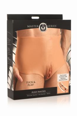 Накладна вагіна Master Series Silicone Vagina + Butt Panties - Small SX1190 фото