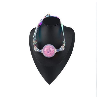 Кляп Liebe Seele Crystal Ball Gag - Pink (Small Ball) SX4852 фото