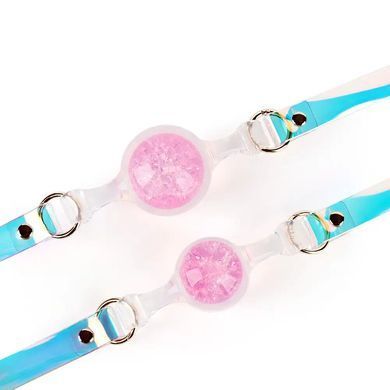 Кляп Liebe Seele Crystal Ball Gag - Pink (Small Ball) SX4852 фото
