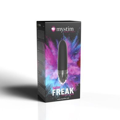 Вібратор з електростимуляцією Mystim Sleak Freak Black Edition SO8145 фото