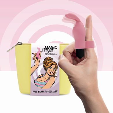 Вібратор на палець FeelzToys Magic Finger Vibrator Pink SO4434 фото