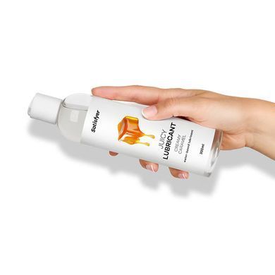 Лубрикант на водній основі Satisfyer Juicy Lubricant Creamy Caramel 300 мл (м'яте паковання!!!) SX2718-R фото