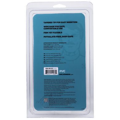 Анальна пробка Doc Johnson Smooth Classic Medium - Black, макс. діаметр 4,2 см SO2780 фото