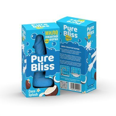 Ароматне мило пікантної форми Pure Bliss Blue Coco Splash (Кокосове молоко) 18 см SX3030 фото
