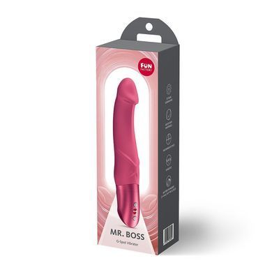 Вібратор Fun Factory Mr. Boss Raspberry (м'яте паковання!!!) SX3720-R фото
