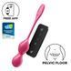 Вагінальні смарт-кульки з вібрацією Satisfyer Love Birds 2 Connect App Red, 86 г, пульт ДК SX0571 фото 1