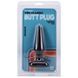 Анальна пробка Doc Johnson Smooth Classic Medium - Black, макс. діаметр 4,2 см SO2780 фото 3