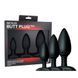 Набір анальних пробок Nexus Butt Plug Trio, макс. діаметр 3&ndash;4&ndash;5 см SO2743 фото 1