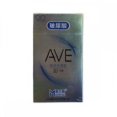 Презервативи з натурального латексу супертонкі AVE Muaisi 10шт 810505 фото