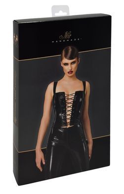 Корсет Noir Handmade F379 Dominae Frontbind PVC Corset Top M SX4130 фото