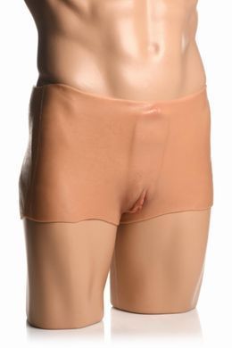 Накладна вагіна Master Series Silicone Vagina + Butt Panties - Medium SX1189 фото