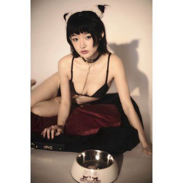 Миска для BDSM Pet-Play (ігри в господаря та вихованця) UPKO х TOUCHDOG Puppy's Bowl, чорна U62459 фото