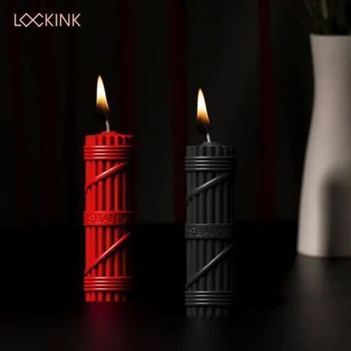 БДСМ-свічки LOCKINK SEVANDA Fetish Drip Candles Set, 2 шт, низькотемпературні, шкребок у комплекті SX0861 фото