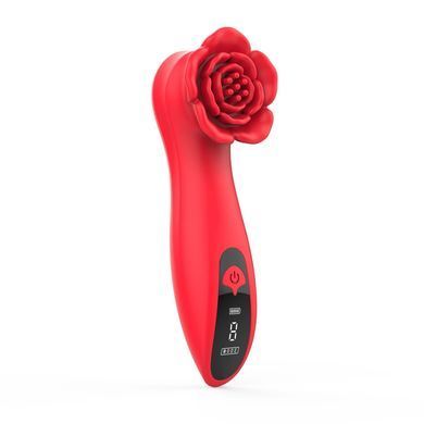 Розкішний вібратор для клітора Loviss Tona Rose Vibrator, у вигляді троянди, 9 режимів SX3993 фото