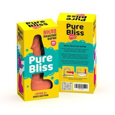 Мило у формі пеніса Pure Bliss MINI Coral, крафтове мило-член, натуральне SO6356 фото