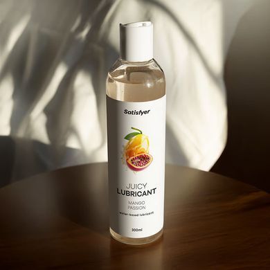 Лубрикант на водній основі Satisfyer Juicy Lubricant Mango & Passion 300 мл (м'яте паковання!!!) SX2726-R фото