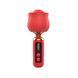 Вібромасажер Loviss Rose Mini Massage Wand Vibrator, головка у вигляді троянди, 9 режимів SX3994 фото 1