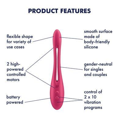 Універсальний гнучкий вібратор для пар Satisfyer Elastic Game Battery Series SX3838 фото