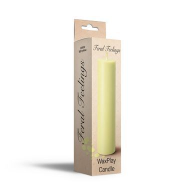 Свічка для WaxPlay Feral Feelings soft 15 см Light Yellow SX5178 фото