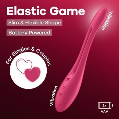 Універсальний гнучкий вібратор для пар Satisfyer Elastic Game Battery Series SX3838 фото
