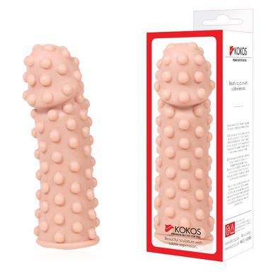 Насадка на член Kokos Extreme Sleeve ES.02 размер S, потовщувальна, стимулюючий рельєф SO1272 фото