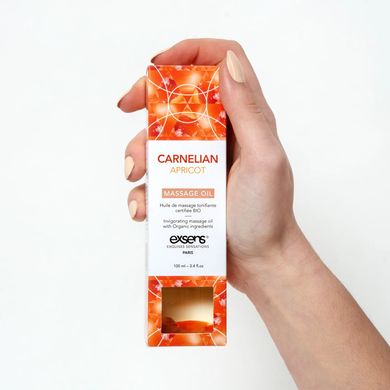 Масажна олія EXSENS Carnelian Apricot (бадьорна з сердоліком) 100мл, натуральна SO2378 фото