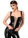Корсет Noir Handmade F379 Dominae Frontbind PVC Corset Top XL SX4132 фото 3