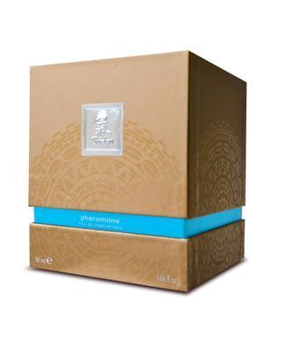 Духи з феромонами чоловічі SHIATSU Pheromone Fragrance men lightblue, 50 мл HOT67132 фото