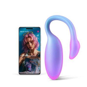 Смарт-віброяйце Magic Motion Flamingo Max Blue 2 в 1: віброяйце та тренажер Кегеля, 10 режимів SX3227 фото