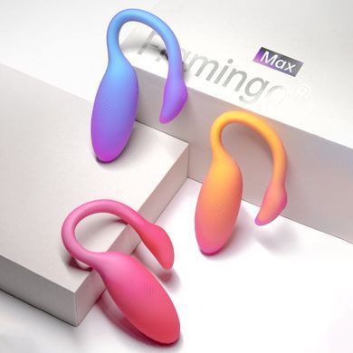 Смарт-віброяйце Magic Motion Flamingo Max Blue 2 в 1: віброяйце та тренажер Кегеля, 10 режимів SX3227 фото