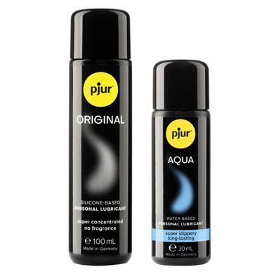 Ювілейний набір лубрикантів pjur 30th Anniversary Gift Set: Original 100 мл та Aqua 30 мл SX2799 фото