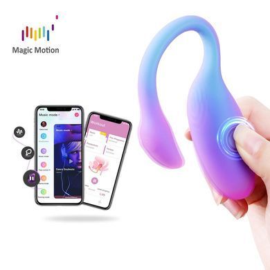 Смарт-віброяйце Magic Motion Flamingo Max Blue 2 в 1: віброяйце та тренажер Кегеля, 10 режимів SX3227 фото