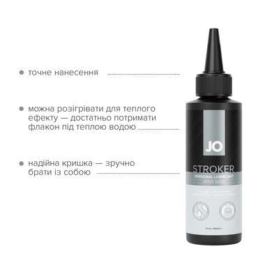 Лубрикант для мастурбаторів JO Stroker Lubricant 120 мл, на водній основі, густий, з аплікатором SX3171 фото