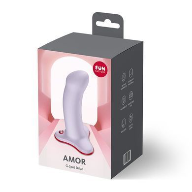 Фалоімітатор Fun Factory AMOR Purple, довжина 14,6 см, діаметр 3,7 см, вигнутий SX3655 фото