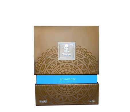Духи з феромонами чоловічі SHIATSU Pheromone Fragrance men lightblue, 50 мл HOT67132 фото