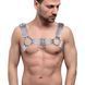 Чоловіча портупея на груди Feral Feelings - Bulldog Harness Trasparent SO9305 фото 1