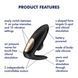 Вакуумний вібратор для пар Satisfyer Pro 4 Couples Battery Series, підходить для сексу у парі SX3840 фото 5