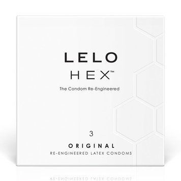 Презервативи LELO HEX Condoms Original 3 Pack (м'ята упаковка!!!) SO8130-R фото