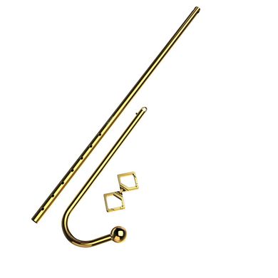 Анальний гак LOCKINK Golden Adjustable Anal Hook Set SX0858 фото