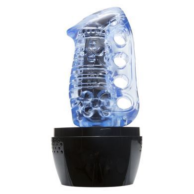 Мастурбатор Fleshlight Fleshskins Grip Blue Ice, надійна фіксація на руці, відмінно для пар та мінета F16623 фото