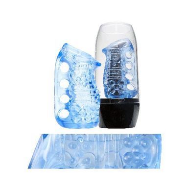 Мастурбатор Fleshlight Fleshskins Grip Blue Ice, надійна фіксація на руці, відмінно для пар та мінета F16623 фото