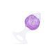 Анальна пробка Liebe Seele Heart-shaped Crystal Anal Plug - Purple Medium SX4857 фото 1