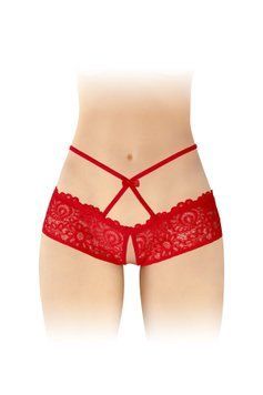 Трусики з відкритим доступом Fashion Secret Celia Red, лямки на талії SX2614 фото