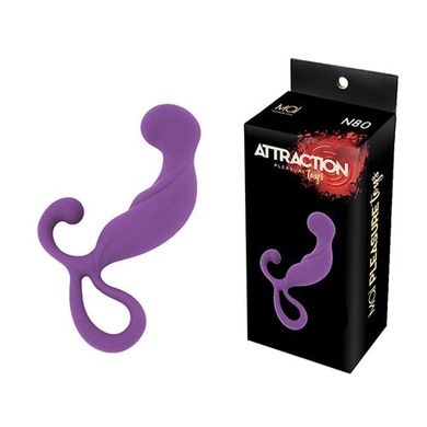 Масажери простати MAI Attraction Toys №80 Purple, довжина 13,4 см, діаметр 3,2 см SO4640 фото