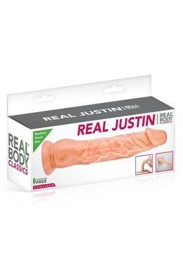 Фалоімітатор Real Body - Real Justin Flesh, TPE (м'яте паковання!!!) SO2218-R фото