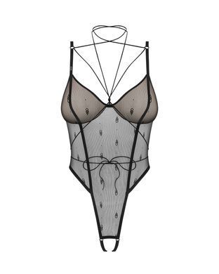Боді Obsessive Anniverse Special crotchless teddy L/XL SX5037 фото